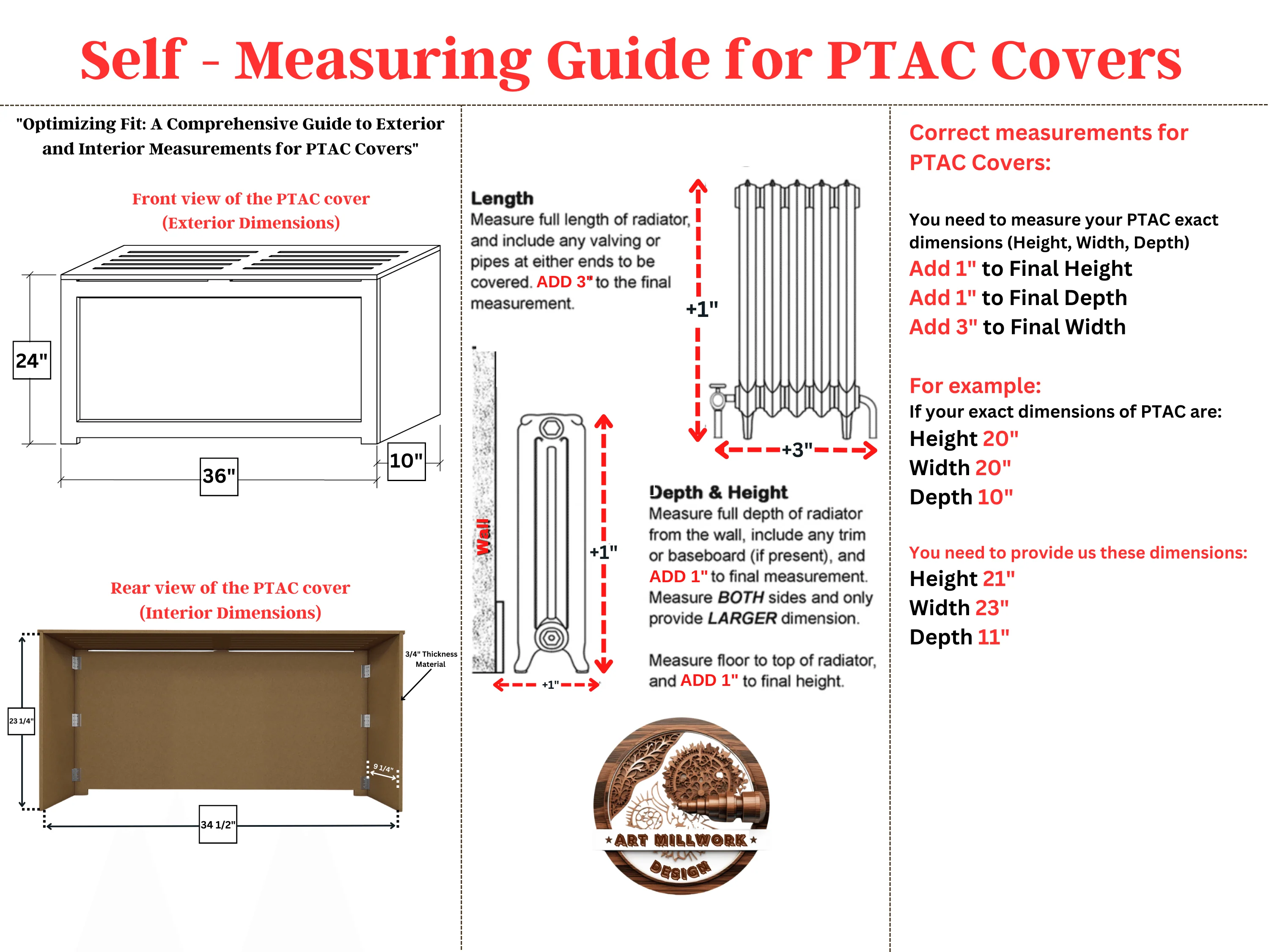 Custom HVAC Cover Cabinets for PTAC Units in NYC - Image 4